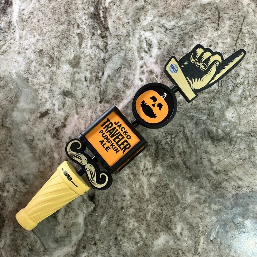 The Traveler Beer Company Interchangeable Seasonal Beer Tap Handle